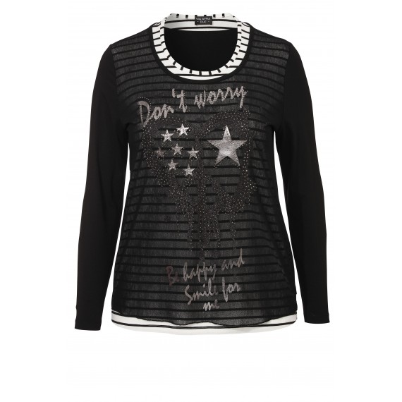 Süßes Langarm-Shirt im 2-in-1-Design /