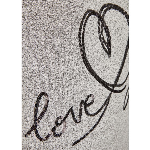 Verspielter Pullover "love you" /