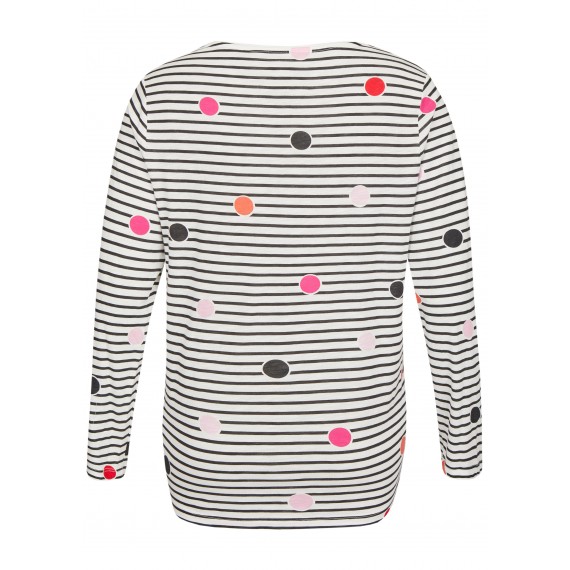 Verspieltes Shirt mit Muster-Mix /