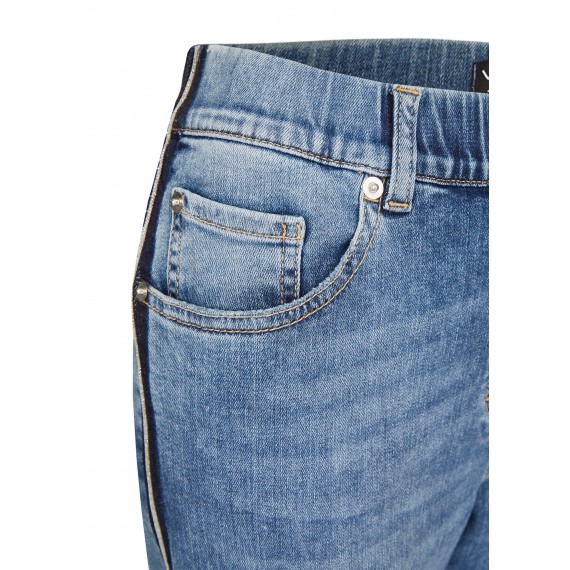 Modische Jeans mit Zierstreifen /