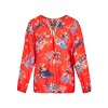 Romantische Bluse mit Blumen-Muster /