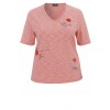 Sommerliches T-Shirt mit Stickereien /