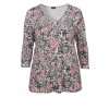 Figurumschmeichelndes Allover-Printshirt /