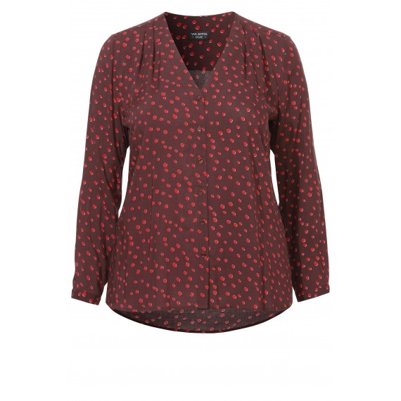 Luftige Bluse mit Punkten /