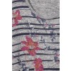 Flauschiger Pullover mit Mustermix /