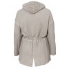Verzierte Jacke mit Kapuze /