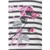 Süßes Ringel-Shirt mit Front-Motiv /
