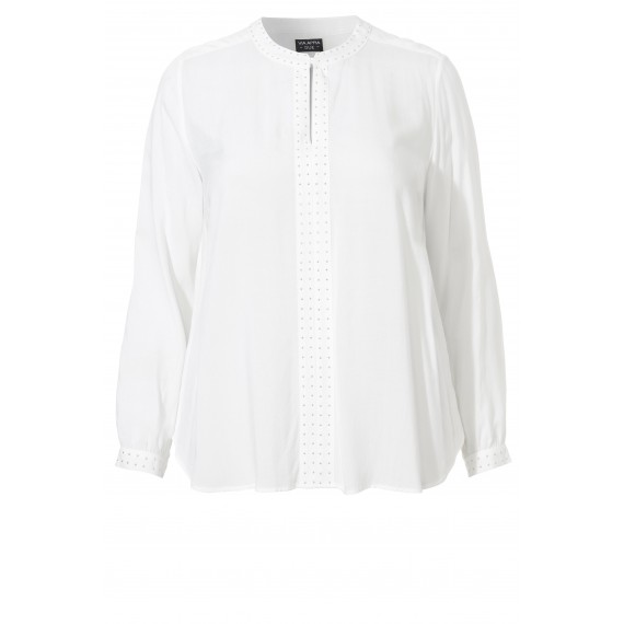 Rockige Bluse mit Ziernieten /