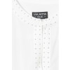 Rockige Bluse mit Ziernieten /