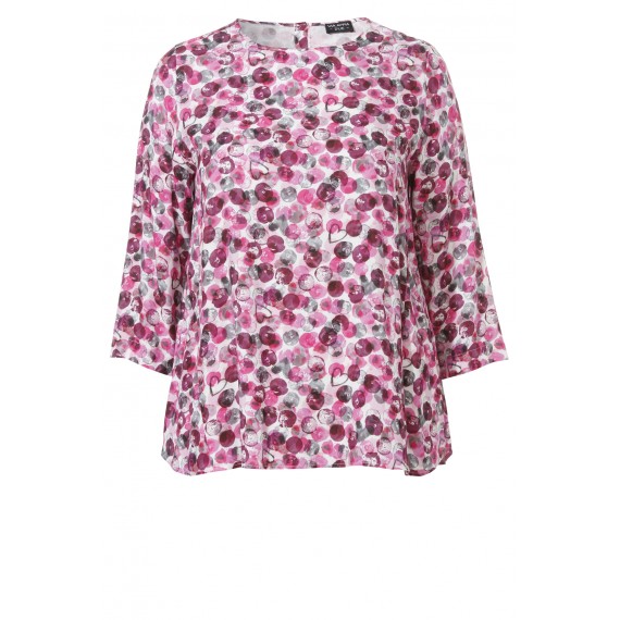 Fröhliche Bluse mit Muster /