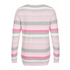 Modischer Pullover mit Ringeln und Struktur /