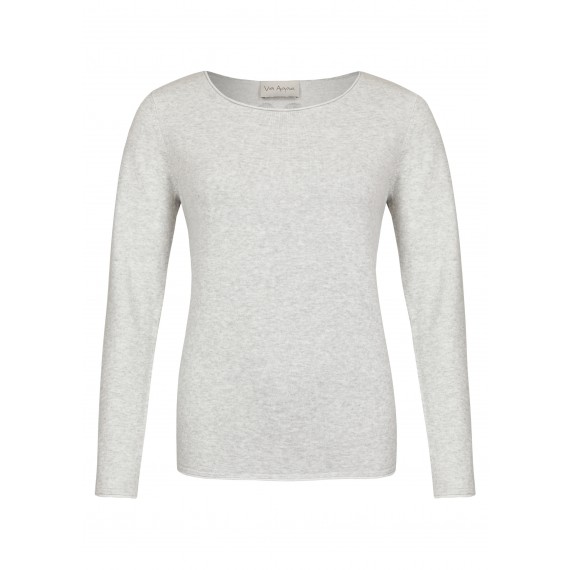 Kuscheliger Pullover mit leichter Melierung /