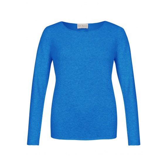 Kuscheliger Pullover mit leichter Melierung /