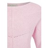 Femininer Pullover mit Strickmuster /