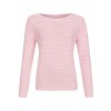 Modischer Pullover mit Streifen /