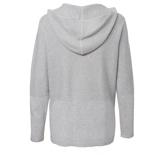 Lässiger Cardigan mit Kapuze /