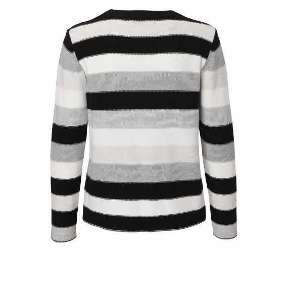 Süßer Pullover mit Ringelmuster /