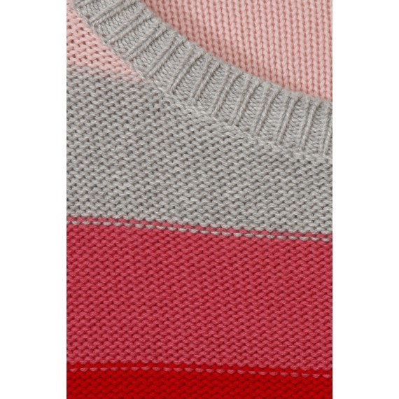 Süßer Pullover mit Ringelmuster /