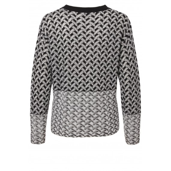 Modischer Pullover mit Jacquard-Muster /