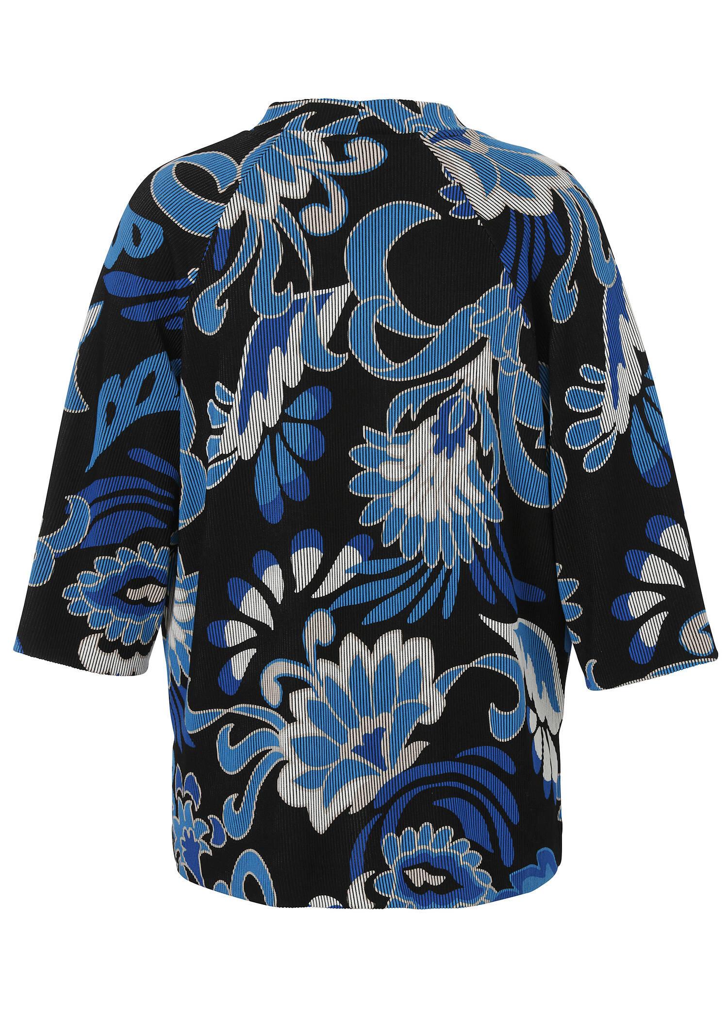 Offene Jacke mit Allover Print und 3/4 Arm /
