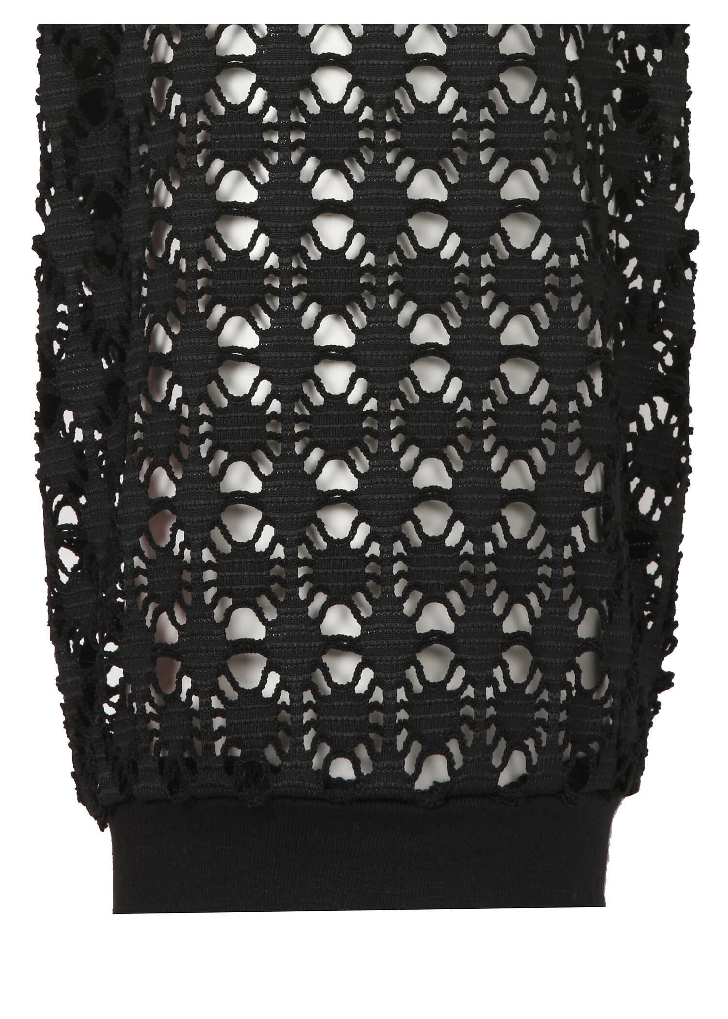 3/4-Arm Shirt mit semitransparenten Ärmeln /