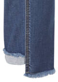 7/8 Denim Jeans mit Power-Stretch in Mittelblau / 