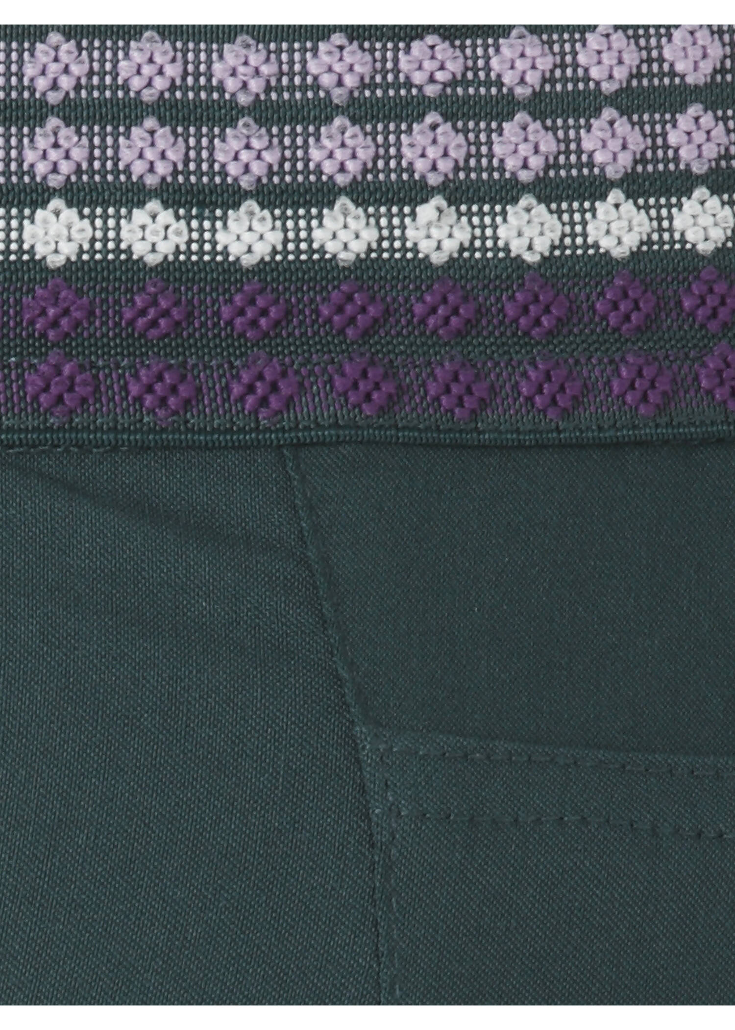 Bequeme Schlupfhose mit farblich abgesetztem Bund /