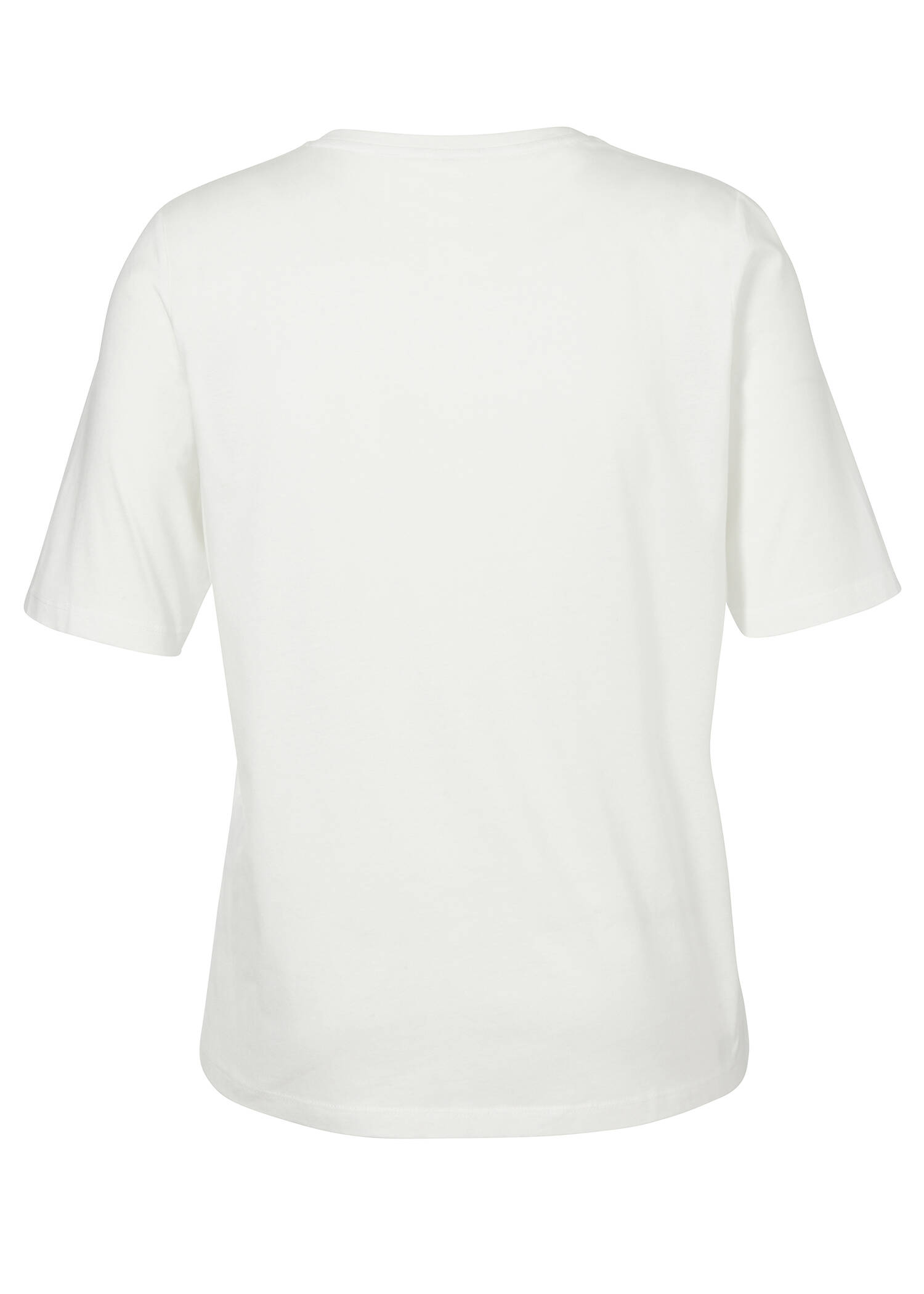 Softes T-Shirt mit Strass verziertem Motiv /