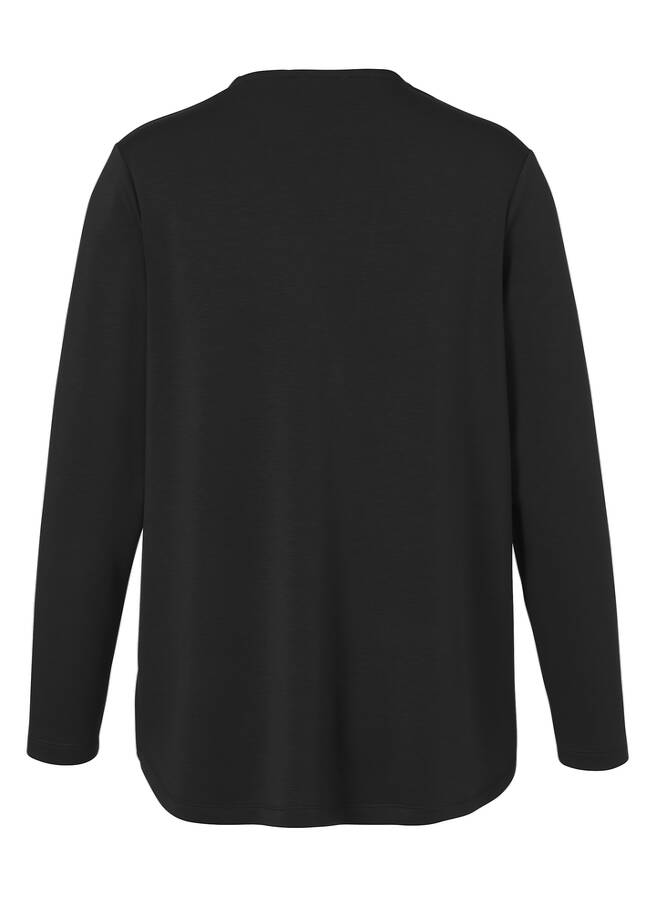 Edel-lässige Shirt-Jacke mit 1-Knopf-Verschluss / 