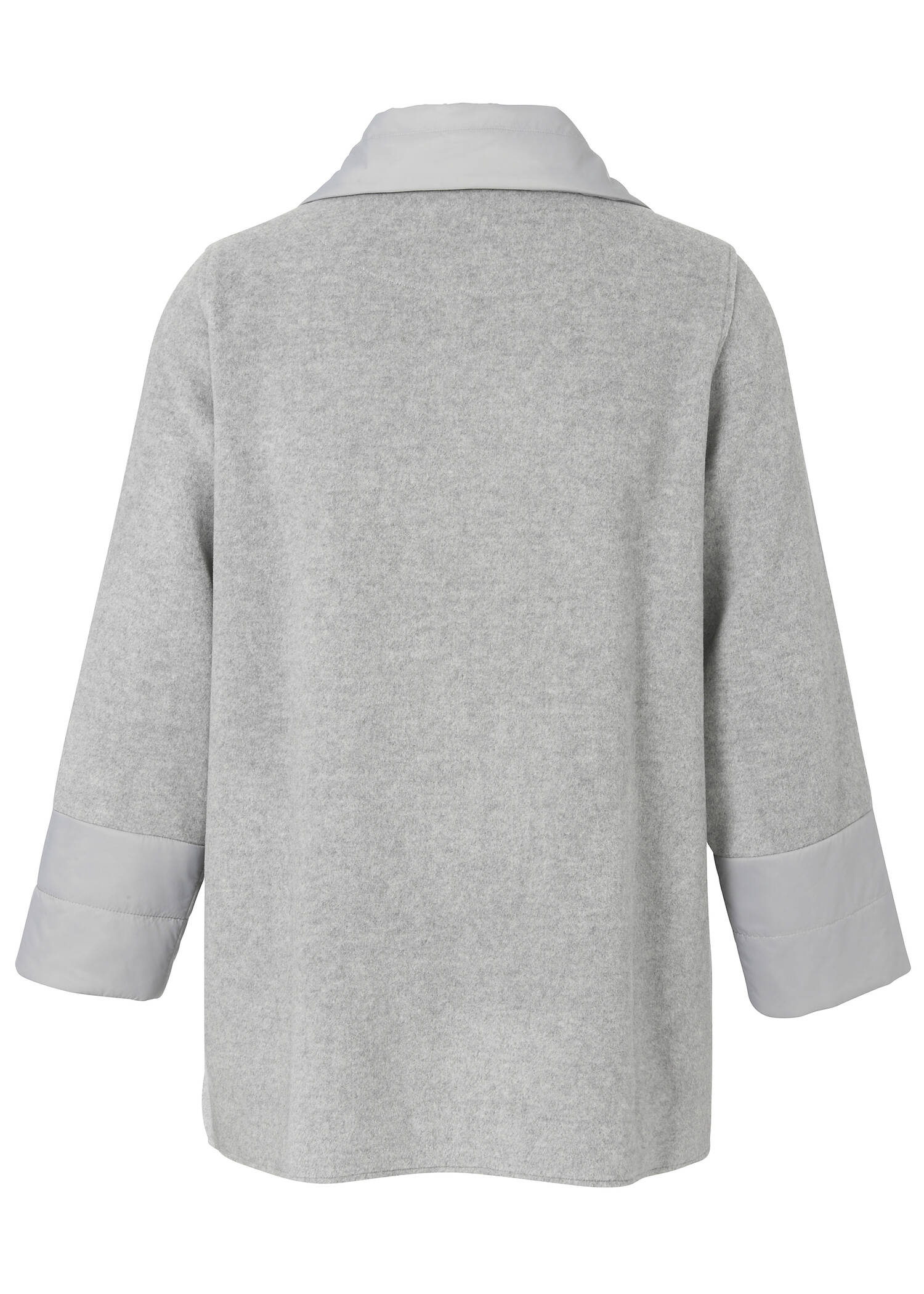 Modische Long-Jacke mit Stepp-Details /