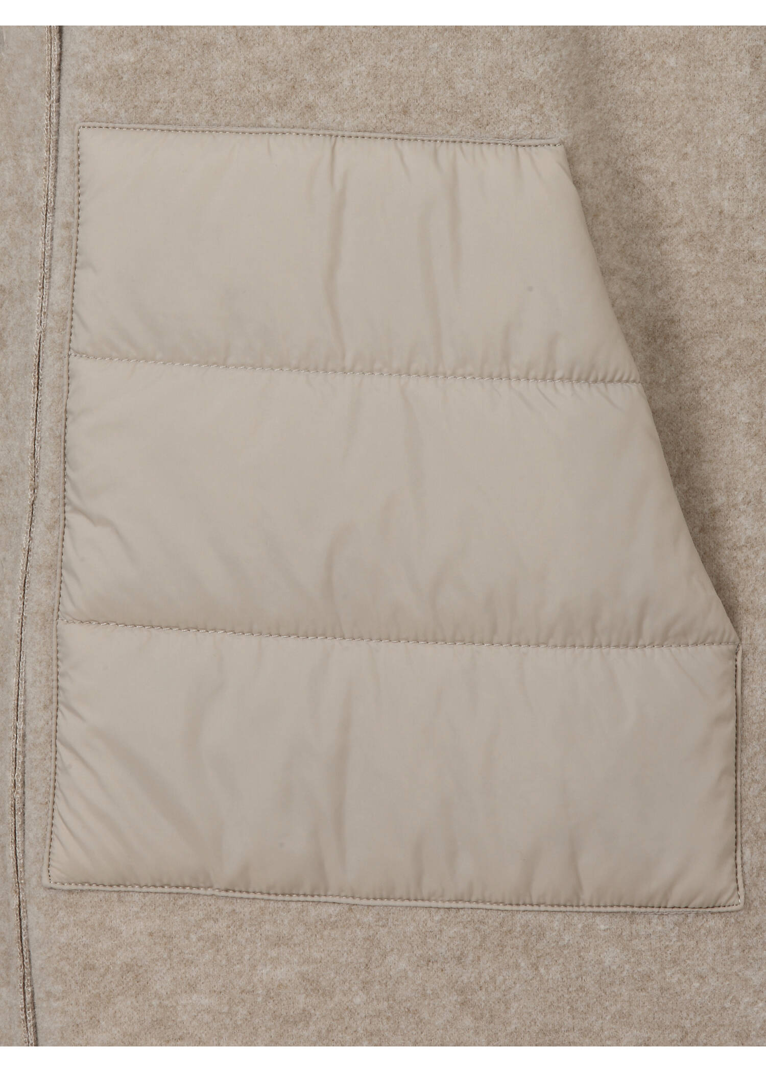 Modische Long-Jacke mit Stepp-Details /