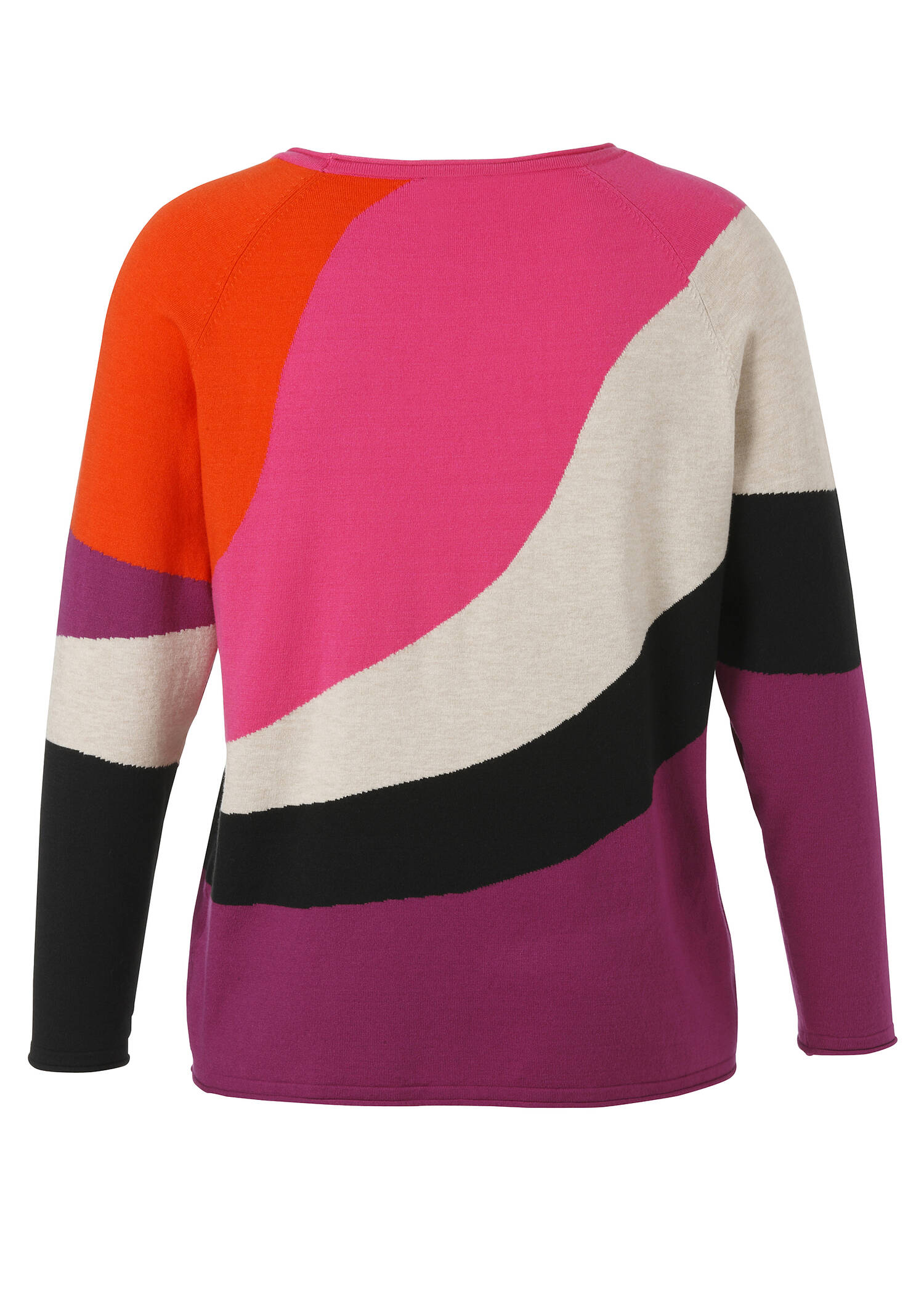 Feinstrick-Pullover in Trendfarben der Saison /