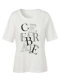 Softes T-Shirt mit verziertem Celebrate-Motiv / 