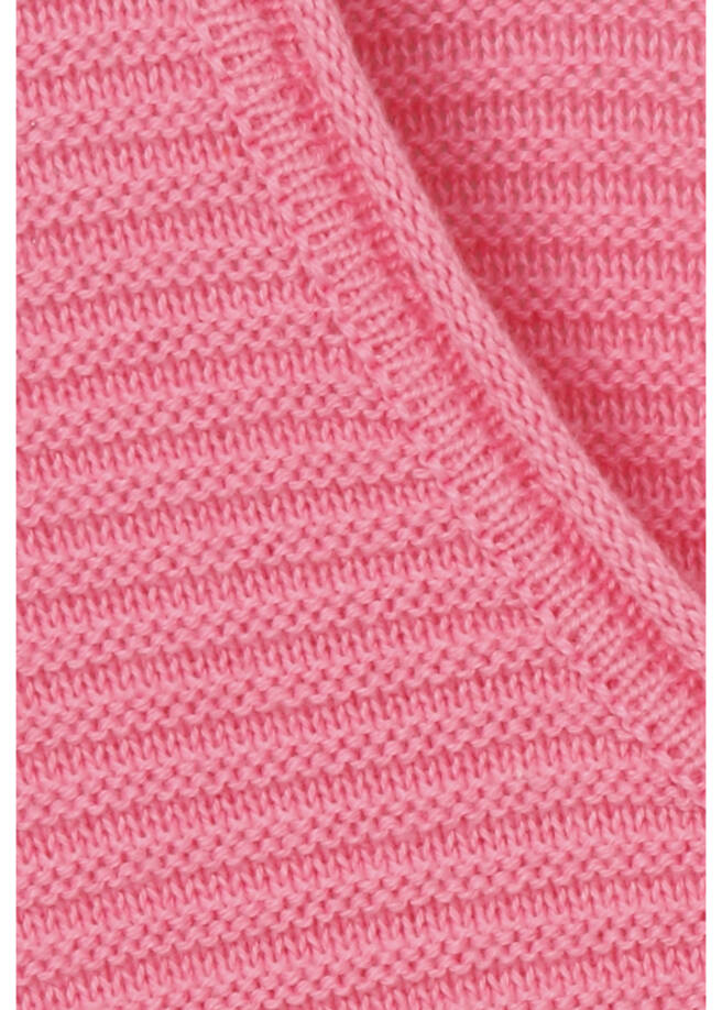 Feingerippter Pullover in Pink / 