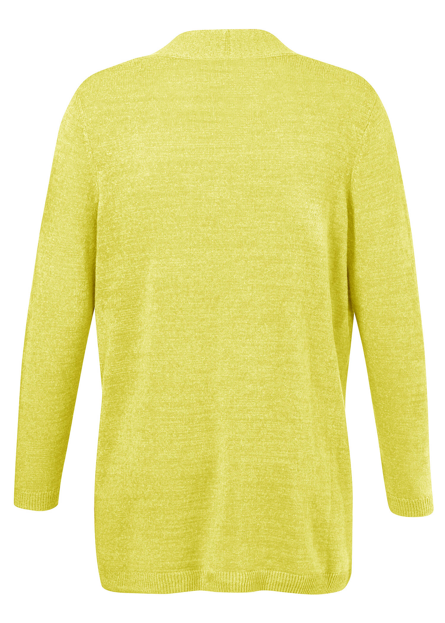 Modische Strickfleecejacke in unifarbenem Stil /