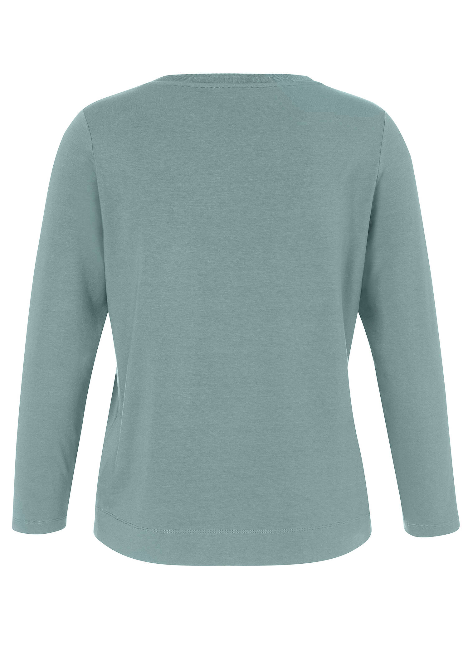Supersoftes Langarm-Shirt mit U-Boot-Ausschnitt /