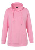 Sweatshirt Pink mit Stehkragen / 