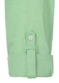 Edle 3/4-Arm Hemdbluse im Baumwoll-Leinen-Mix / 