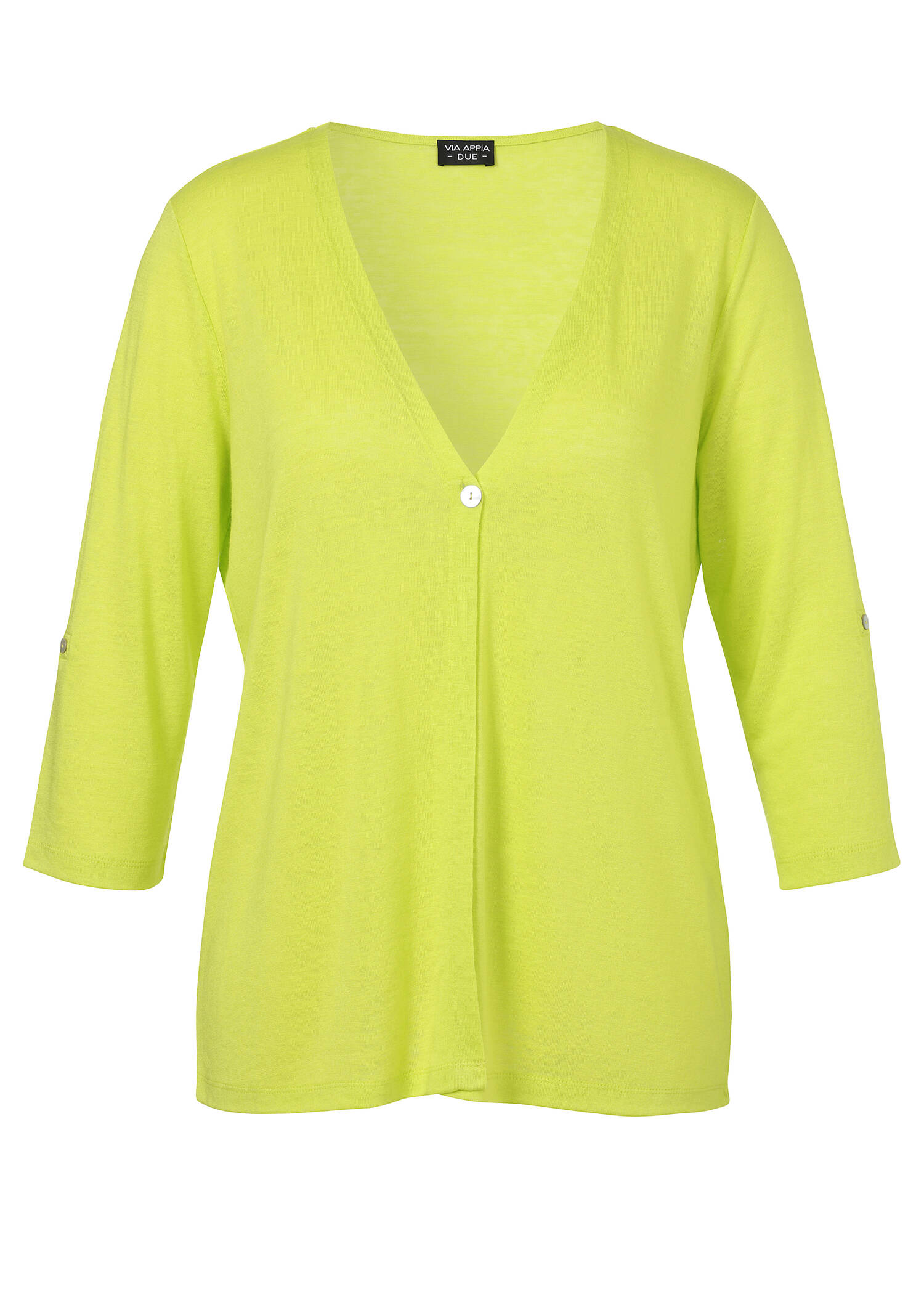 Leichte Feinstrickjacke mit Strukturmuster /