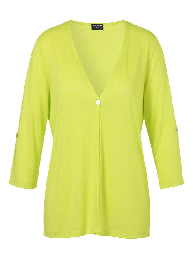 Leichte Feinstrickjacke mit Strukturmuster / 