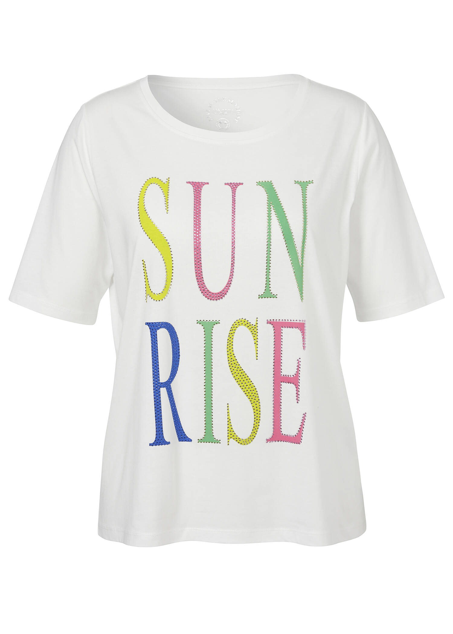 Softes Shirt mit geschmücktem Letter-Print /