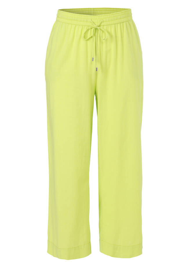 7/8 Schlupfhose aus zarter Baumwolle gerades Bein / 