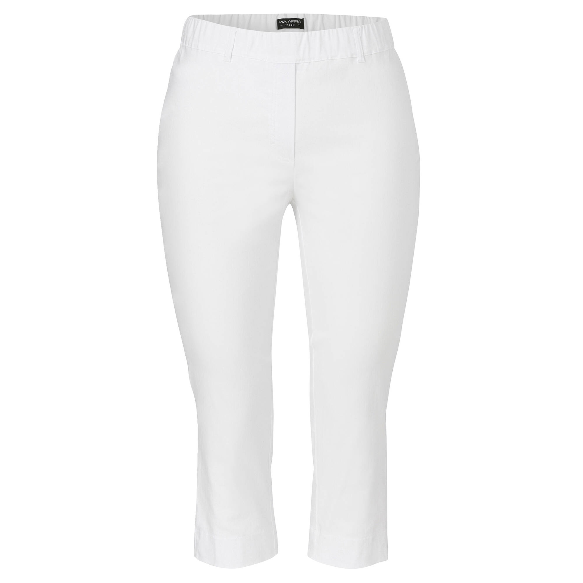 Elastische 3/4-Hose mit schmalem Bein