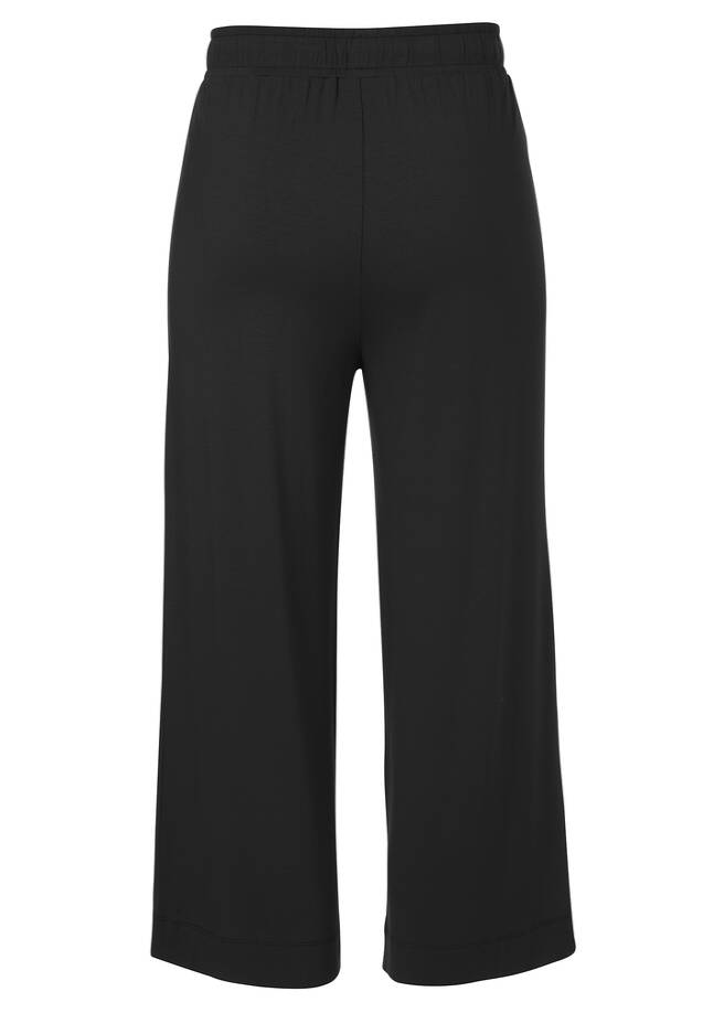 7/8 Viskose-Jersey Schlupfhose weites Bein / 