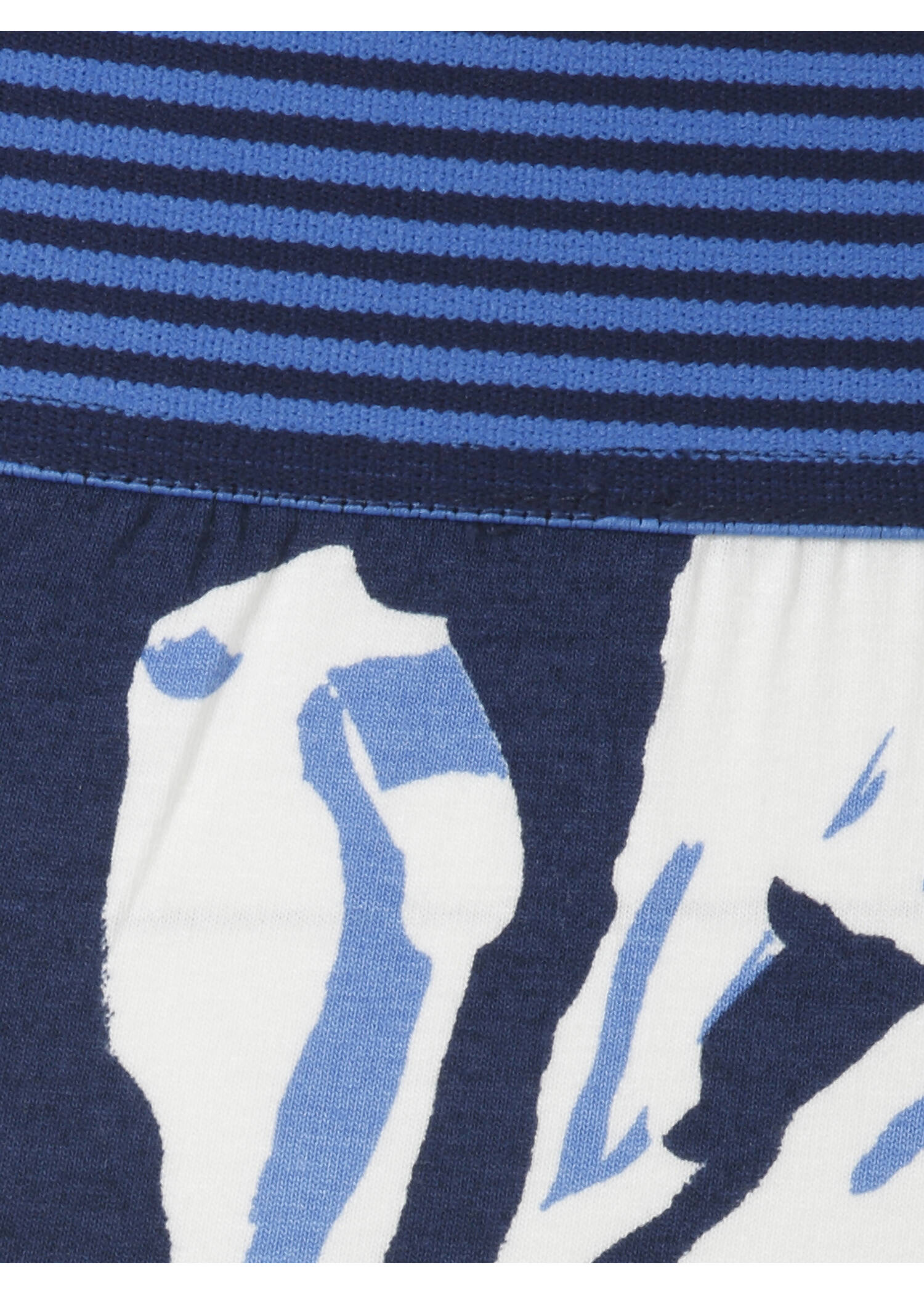 7/8 Print Schlupfhose Viskose-Jersey weites Bein /
