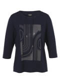 3/4 Arm Sweatshirt mit Front-Motiv / 