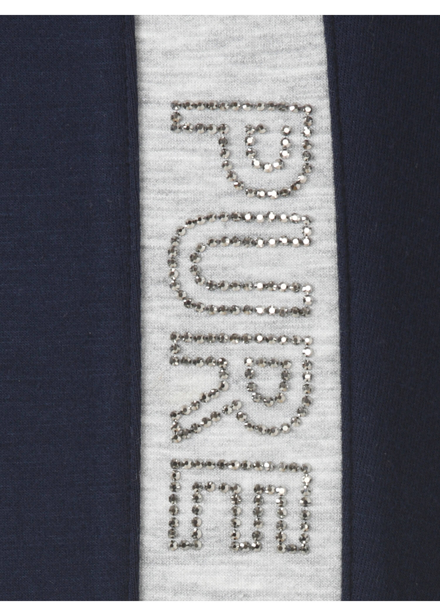 Modern Jogg-Pants Marine mit seitlichem Streifen /