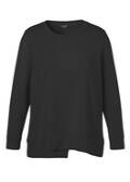 Softes Sweatshirt mit asymmetrischem Saum / 