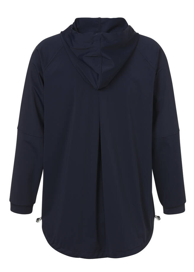 Dunkelblaue Kapuzenjacke Urban Life Style / 