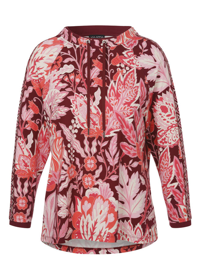Trendy Stehkragen Sweatshirt / 